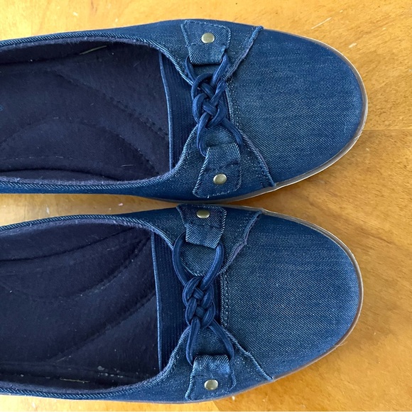 Keds Grasshoppers Ortholite wedge loafer Cushioned slip on Boat Shoe Wmns Sz 8M - Picture 10 of 10